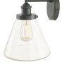 Laura Ashley Laura Ashley - Isaac Outdoor Wall Light Charcoal Glass IP44