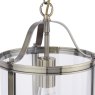 Laura Ashley Lighting Laura Ashley - Harrington Pendant (Antique Brass Glass)