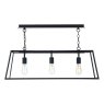 Dar Lighting Dar - Academy 3 Light Pendant Black