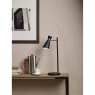 Dar Lighting Dar - Ashworth Table Lamp Matt Black Polished Chrome