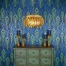 Dar Lighting Dar - Atticus 5 Light Pendant Gold