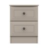 One Call Furniture Devon - Two Drawer Bedside Chest (Soft Close)