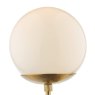 Dar Lighting Dar - Bombazine Wall Light Natural Brass Opal Glass