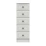 One Call Furniture Devon - Five Drawer Tallboy Chest (Soft Close)