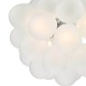 Dar Lighting Dar - Bubbles 6 Light Pendant Polished Chrome Frosted Glass