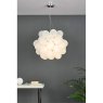 Dar Lighting Dar - Bubbles 6 Light Pendant Polished Chrome Frosted Glass