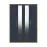 One Call Furniture Exeter - Tall Four Door Wardrobe with Two Mirrors (Soft Close)