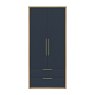 One Call Furniture Exeter - Two Door Wardrobe with Drawers (Soft Close)
