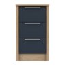 One Call Furniture Exeter - Three Drawer Bedside Chest (Soft Close)