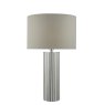 Dar Lighting Dar - Cassandra Table Lamp Polished Chrome With Shade