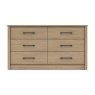 One Call Furniture Newquay - Three Drawer Double Chest (Soft Close)