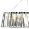 Dar Lighting Dar - Cecilia 3 Light G9 Oval Linear Pendant Bar