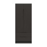 One Call Furniture Paignton - Two Door Wardrobe with Drawers (Soft Close)