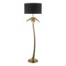 Dar Lighting Dar - Coco Floor Lamp Antique Gold With Shade