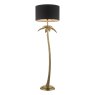 Dar Lighting Dar - Coco Floor Lamp Antique Gold With Shade