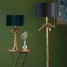 Dar Lighting Dar - Coco Floor Lamp With Shade (Antique Gold)