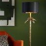 Dar Lighting Dar - Coco Floor Lamp With Shade (Antique Gold)