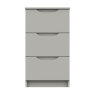 One Call Furniture Paignton - Three Drawer Bedside Chest (Soft Close)