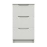 One Call Furniture Paignton - Three Drawer Bedside Chest (Soft Close)