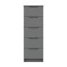 One Call Furniture Paignton - Five Drawer Tallboy (Soft Close)