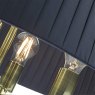 Dar Lighting Dar - Cristin 4 Light Pendant Satin Brass With Navy Shade
