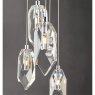 Dar Lighting Dar - Crystal 12 Light Cluster Pendant Polished Chrome Crystal