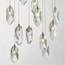 Dar Lighting Dar - Crystal 12 Light Cluster Pendant Polished Chrome Crystal