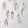 Dar Lighting Dar - Crystal 12 Light Cluster Pendant Polished Chrome Crystal