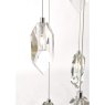 Dar Lighting Dar - Crystal 12 Light Cluster Pendant Polished Chrome Crystal