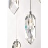 Dar Lighting Dar - Crystal 12 Light Cluster Pendant Polished Chrome Crystal