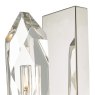 Dar Lighting Dar - Crystal Wall Light Polished Chrome Crystal