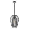 Dar Lighting Dar - Ero 1 Light Single Pendant Black And Chrome