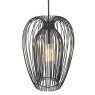 Dar Lighting Dar - Ero 1 Light Single Pendant Black And Chrome