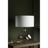 Dar Lighting Dar - Esarosa Table Lamp Smoked Glass with White Linen Shade