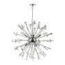 Dar Lighting Dar - Exodus 8 Light Pendant Polished Chrome Crystal