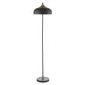 Dar Lighting Dar - Gaucho 2 Light Floor Lamp Black