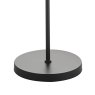 Dar Lighting Dar - Gaucho 2 Light Floor Lamp Black