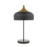 Dar Lighting Dar - Gaucho 2 Light Table Lamp Black