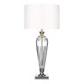 Dar Lighting Dar - Hinton Table Lamp Polished Chrome Crystal With Shade