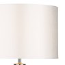 Dar Lighting Dar - Hinton Table Lamp Polished Chrome Crystal With Shade