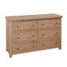 Classic Furniture Hartford - 6 Drawer Chest (Oak)
