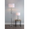 Dar Lighting Dar - Innsbruck Floor Lamp Polished Chrome With Shade