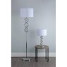 Dar Lighting Dar - Innsbruck Floor Lamp Polished Chrome With Shade