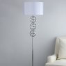 Dar Lighting Dar - Innsbruck Floor Lamp Polished Chrome With Shade