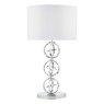 Dar Lighting Dar - Innsbruck Table Lamp Polished Chrome With Shade