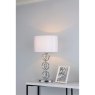 Dar Lighting Dar - Innsbruck Table Lamp Polished Chrome With Shade