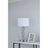 Dar Lighting Dar - Innsbruck Table Lamp Polished Chrome With Shade