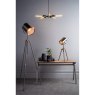 Dar Lighting Dar - Jake Task Floor Lamp Antique Silver And Copper