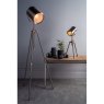 Dar Lighting Dar - Jake Task Floor Lamp Antique Silver And Copper