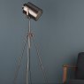 Dar Lighting Dar - Jake Task Floor Lamp Antique Silver And Copper